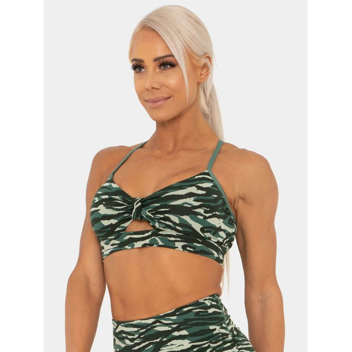 Топ Ryderwear Wild Tied Up Sports Bra Tiger Green