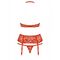 Комплект Obsessive 838-SEG-3 SET L/XL червоний
