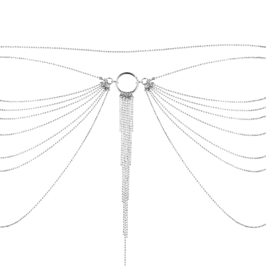 Ланцюжок трусики або погруддя Bijoux Indiscrets Magnifique Waist Chain - silver, прикраса на тіло