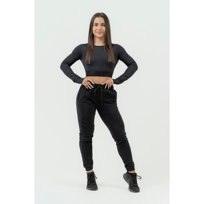 Штани Nebbia Women's High-Waist Joggers INTENSE Signature Black 846