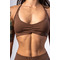 Топ Nebbia Medium-Support Sports Bra TOTALLY SEAMLESS Brown 305