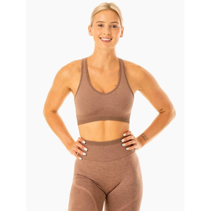 Топ Excel Seamless Sports Bra - Mocha Marl