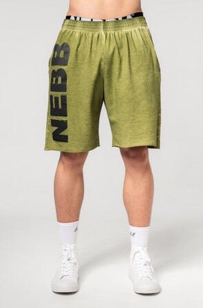 Шорти Nebbia Washed-off Gym Sweatshorts NO BS Green 367