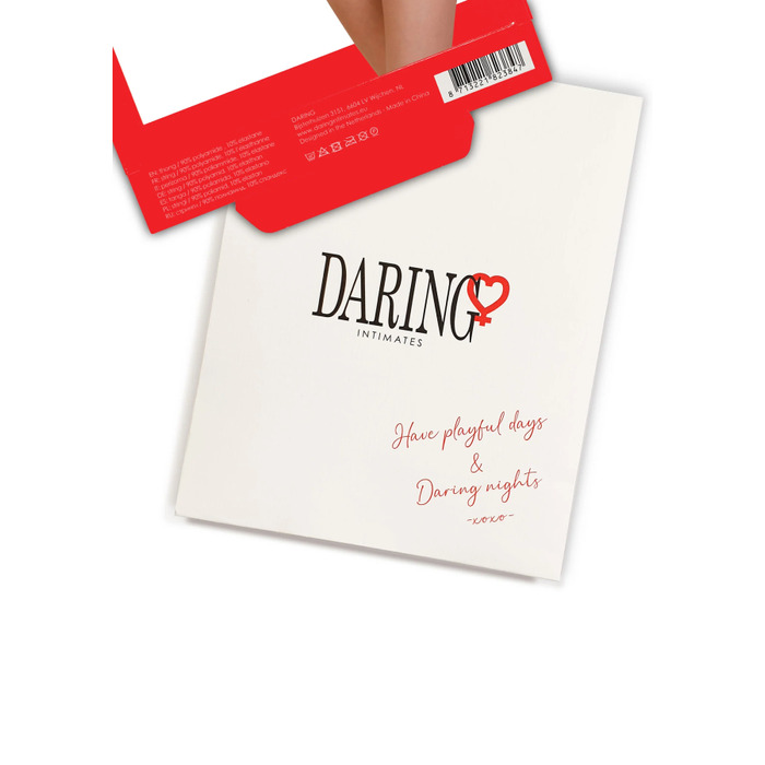 Трусики з відкритою інтимною зоною S/M Delphine Daring Intimates, чорні